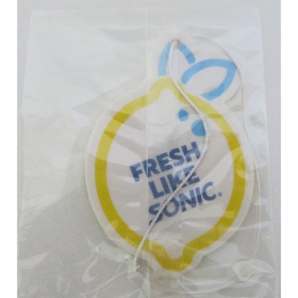 Sonic Drive In Unreleased Promo New Lemon Air Fresheners Bundle of 2 Car Sealed - Picture 3 of 7